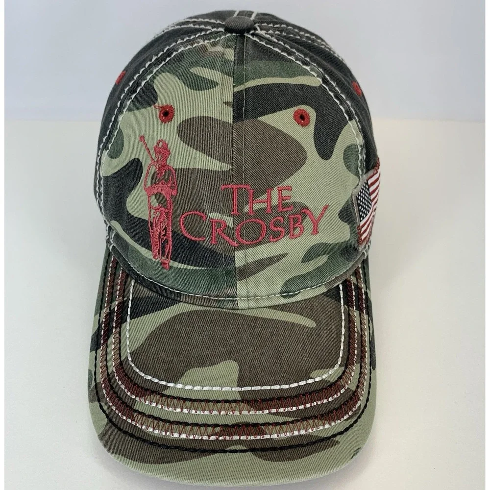 The Crosby Golf Club Hat Camo 2017 Military Appreciation Adjustable Baseball Cap